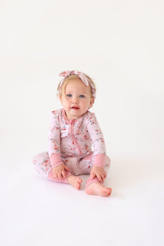 Bamboo Convertible Footie Romper - London (Floral) Baby & Toddler Sleepwear