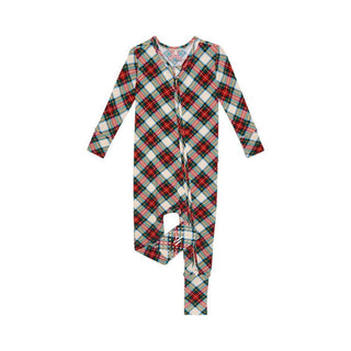 Bamboo Convertible Footie Romper - Marqui (Plaid) Baby & Toddler Sleepwear