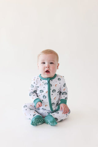 Posh Peanut Convertible Footie Romper - Roux