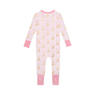 Bamboo Convertible Footie Romper - Ryleigh (Reindeer) Baby & Toddler Sleepwear