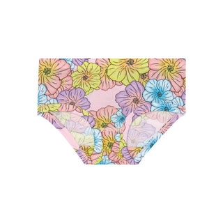 Posh Peanut Girl's 3-Piece Bamboo Brief Set - Kourtney (Floral)