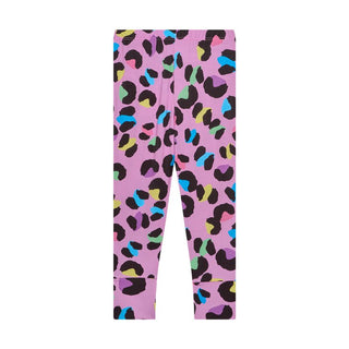 Posh Peanut Girl's Short Sleeve Pajama Set - Electric Leopard