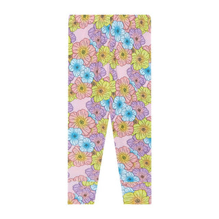 Girl's Bamboo Short Sleeve Pajama Set - Kourtney (Floral) Posh Peanut