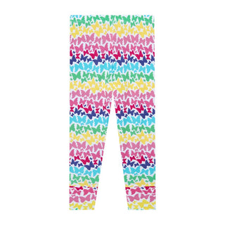 Posh Peanut Girl's Short Sleeve Pajama Set - Rainbow Butterfly