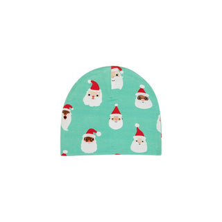 Posh Peanut Infant Swaddle and Beanie Set - Santa Medley