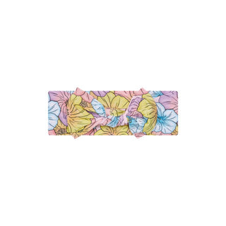 Posh Peanut Infant Swaddle and Headwrap Set - Kourtney (Floral)