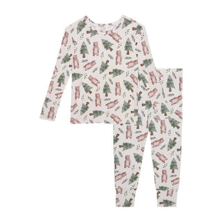 Posh Peanut Long Sleeve Pajama Set - Beary