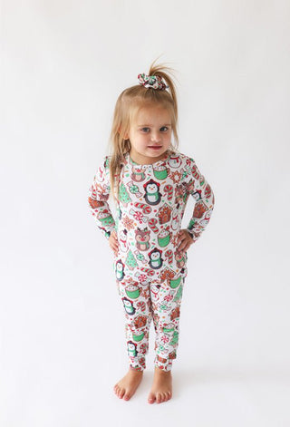 Posh Peanut Long Sleeve Pajama Set - Cookie Medley