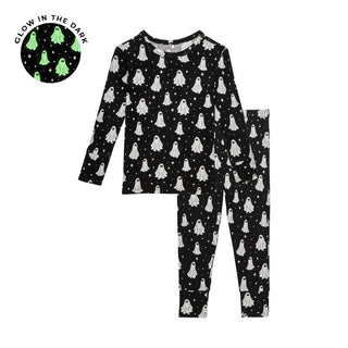 Posh Peanut Long Sleeve Pajama Set - Ghostly