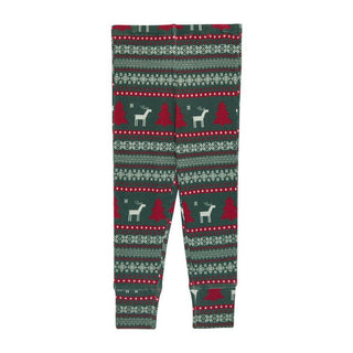 Posh Peanut Long Sleeve Pajama Set - Holiday Fair Isle