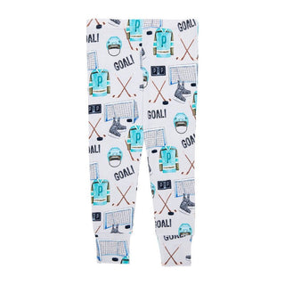 Bamboo Long Sleeve Pajama Set - Mayford (Ice Hockey) Posh Peanut