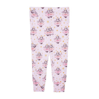 Bamboo Long Sleeve Pajama Set - Philomena (Hippos) Posh Peanut