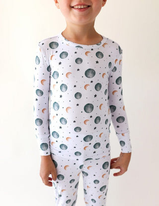 Posh Peanut Long Sleeve Pajama Set - Roux