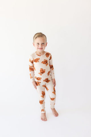 Bamboo Long Sleeve Pajama Set - Teddy Freddy Baby & Toddler Sleepwear