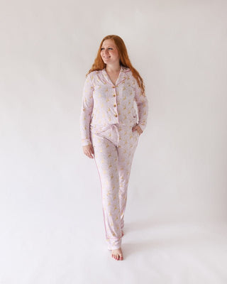 Posh Peanut Long Sleeve Top & Relaxed Long Pajama Pants Set - Ryleigh