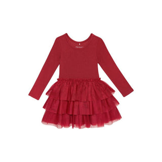 Bamboo Long Sleeve Tulle Dress - Crimson Waffle Baby & Toddler Dresses