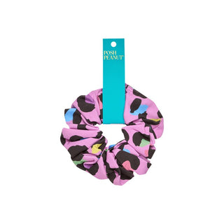 Posh Peanut Luxe Oversized Scrunchie - Electric Leopard