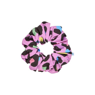 Bamboo Luxe Oversized Scrunchie - Electric Leopard Baby & Toddler Clothing Accessories