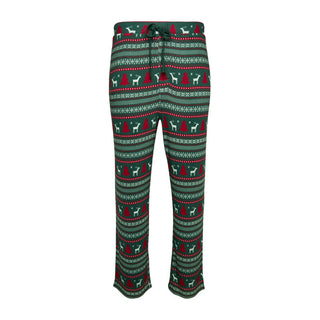 Posh Peanut Men's Long Sleeve Pajama Set - Holiday Fair Isle