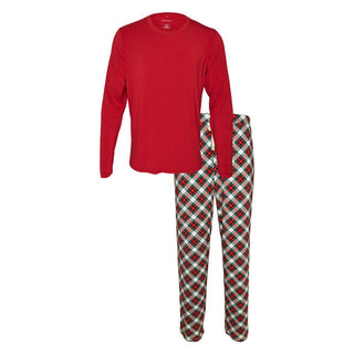 Posh Peanut Men's Long Sleeve Pajama Set - Marqui | These Sleepies provide comfort and delightful designs for joyful bedtimes.