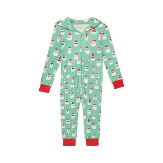 Pacci Hooded Playsuit - Santa Medley Baby One-Pieces