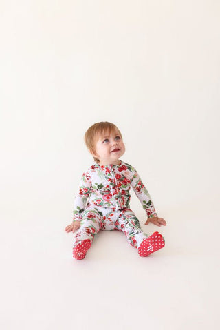 Posh Peanut Ruffle Footie with Zipper - Beatrix