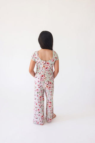 Posh Peanut Short Sleeve Scoop Back Wide Leg Jumpsuit - Millicent