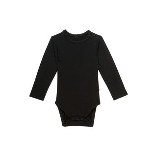 Posh Peanut Long Sleeve Basic Bodysuit - Black