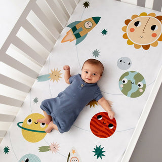 Rookie Humans Crib Sheet, Space Explorer - Standard Size