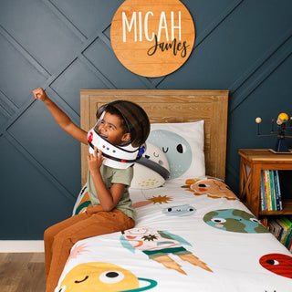 Duvet & Pillowcase Set - Space Explorer Big Kid Bedding Rookie Humans