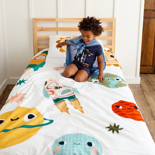 Duvet & Pillowcase Set - Space Explorer Big Kid Bedding Rookie Humans