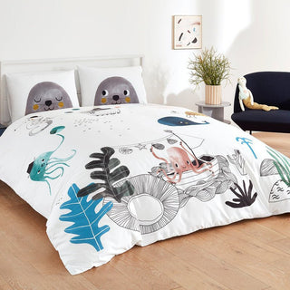 Duvet & Pillowcase Set - Underwater Love Big Kid Bedding Rookie Humans