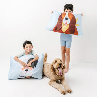 Pillowcases (Pack of 2), Dog - Standard Size Pillowcase Pillowcases & Shams