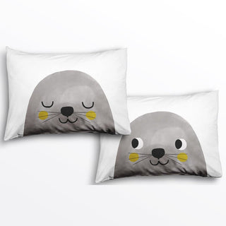 Pillowcases (Pack of 2), Seal - Standard Size Pillowcase Pillowcases & Shams