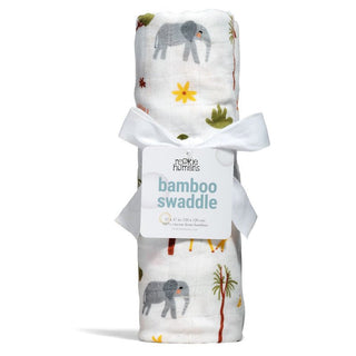 Bamboo Swaddle Blanket - In The Savanna Swaddle Swaddling Blankets