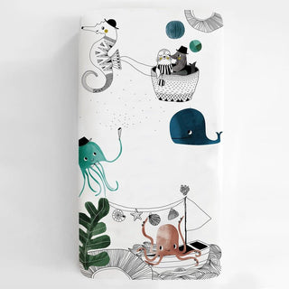 Toddler Bedding Set, Underwater Love Toddler Bedding Set Rookie Humans