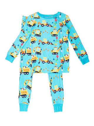 RuffleButts + RuggedButts Long Sleeve Pajama Set - I Dig You