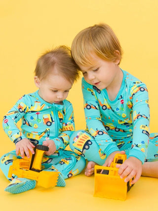 RuffleButts + RuggedButts Long Sleeve Pajama Set - I Dig You