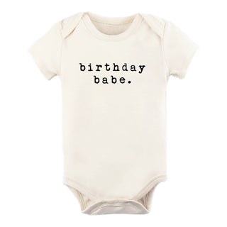 Organic Cotton Short Sleeve Bodysuit - Birthday Babe