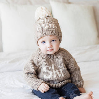 Ski Bum Sweater and Beanie Holiday Gift Box Baby Riddle