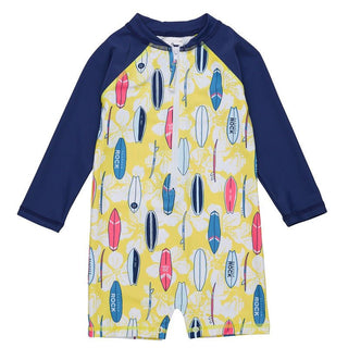 Snapper Rock Boy's Long Sleeve Sunsuit - Rock The Board