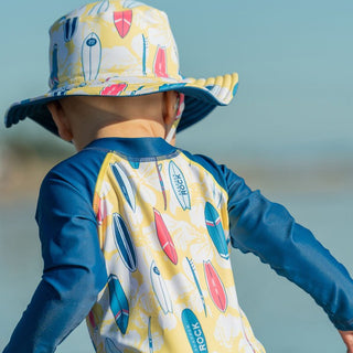 Snapper Rock Boy's Long Sleeve Sunsuit - Rock The Board