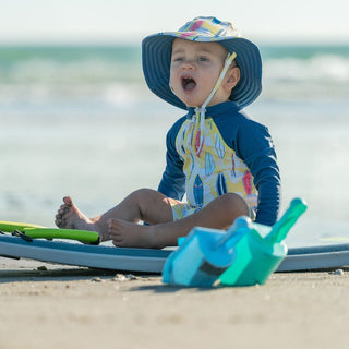 Snapper Rock Boy's Long Sleeve Sunsuit - Rock The Board