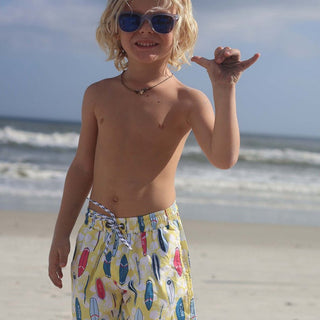 Snapper Rock Boy's Swim Short - Rock The Board