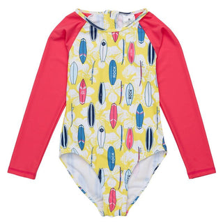 Snapper Rock Girl's Long Sleeve Surf Suit - Rock The Board