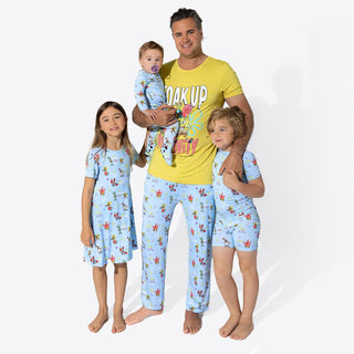 Sponge Bob SquarePants Bamboo Short Sleeve Pajama Set - Blue