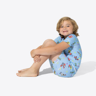 Sponge Bob SquarePants Bamboo Short Sleeve Pajama Set - Blue