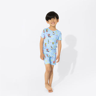 Sponge Bob SquarePants Bamboo Short Sleeve Pajama Set - Blue