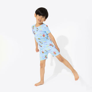 Sponge Bob SquarePants Bamboo Short Sleeve Pajama Set - Blue