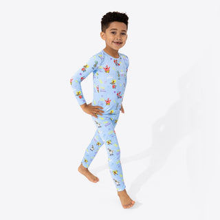 Sponge Bob SquarePants Bamboo Long Sleeve Pajama Set - Blue